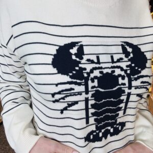 Pull manches longues homard