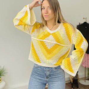 Pull crochet Anaïs
