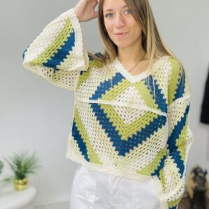 Pull crochet Anaïs